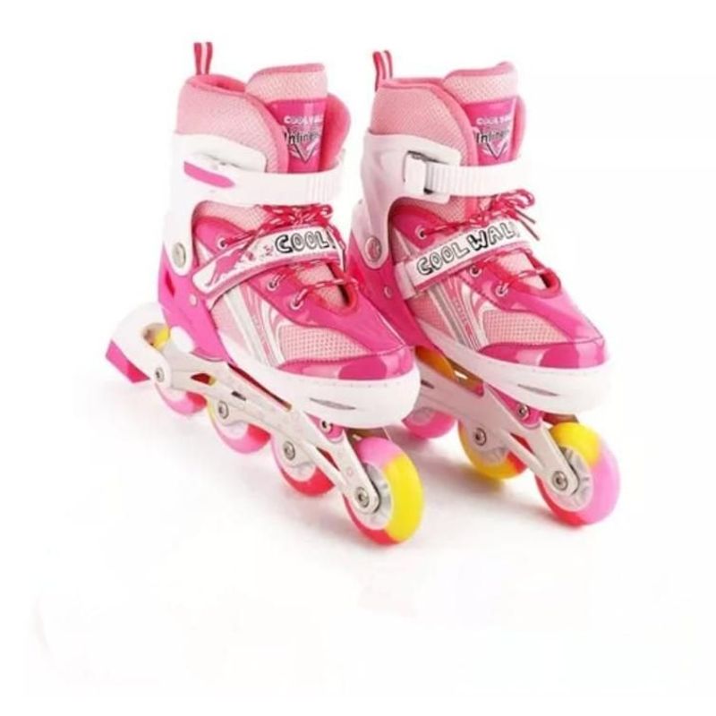 GENERICO - Patines en línea Semiprofesional  + Kit Protección * Luz