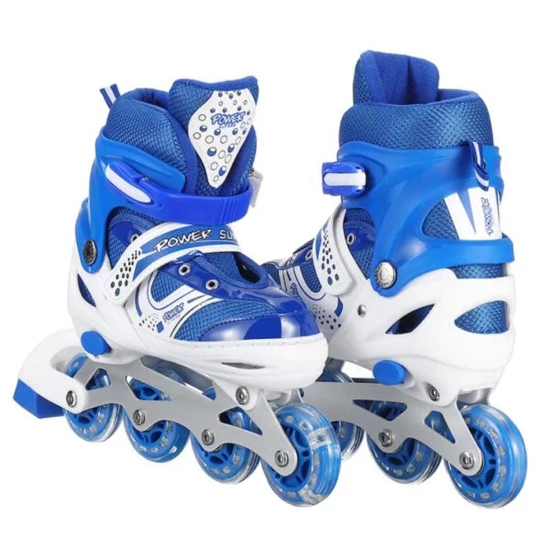 GENERICO - Patines en línea Semiprofesional  + Kit Protección * Luz