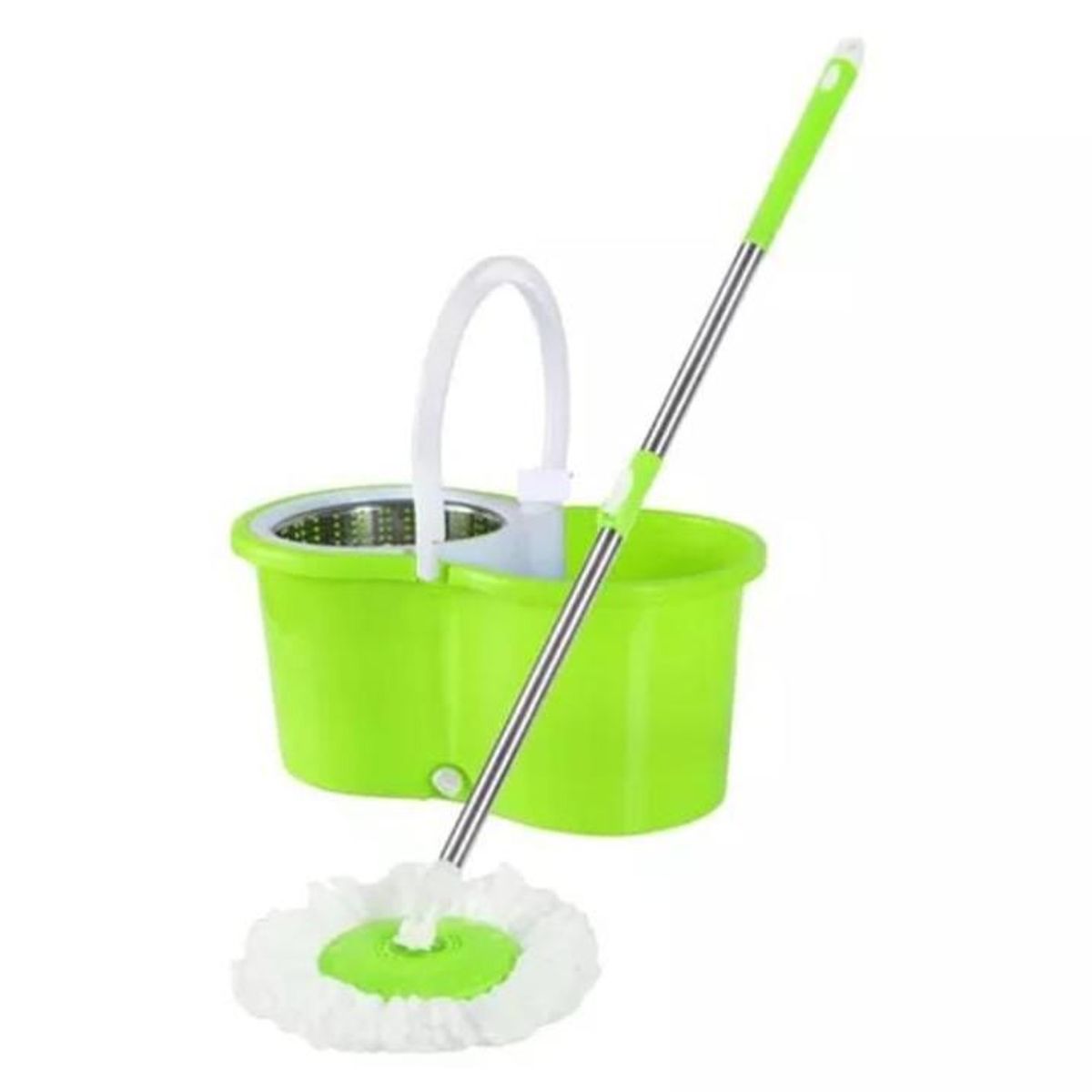 GENERICO - Trapero Giratorio 360 con Balde VERDE