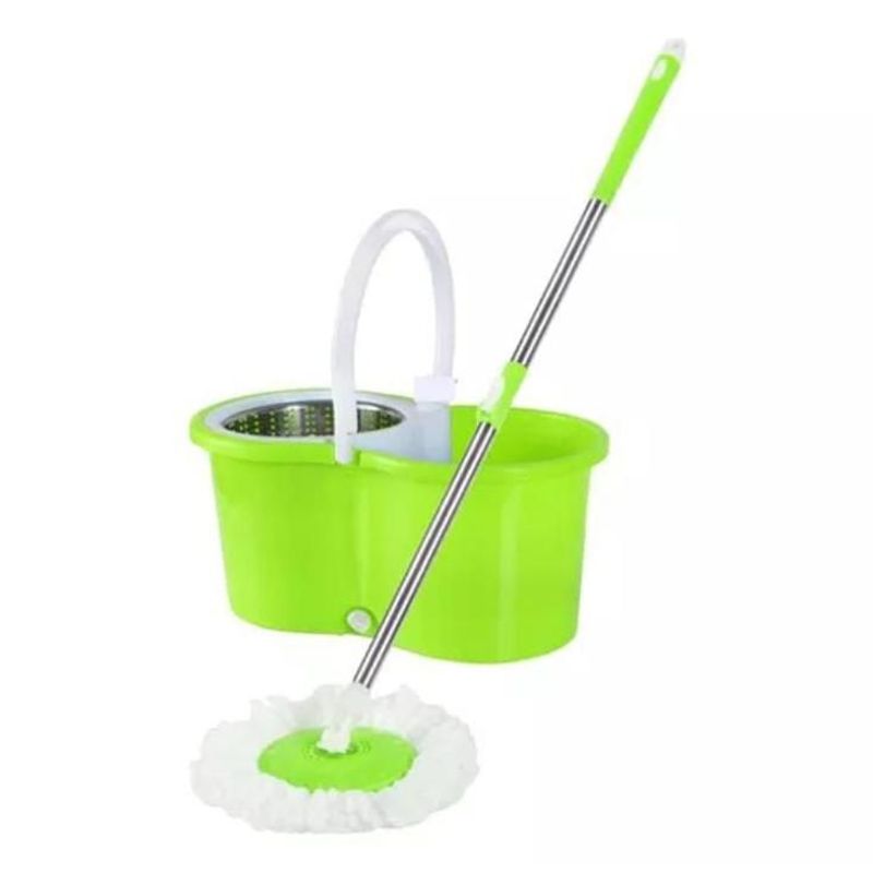 GENERICO - Trapero Giratorio 360 con Balde VERDE