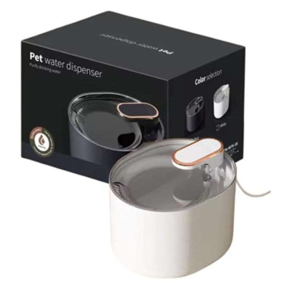 GENERICO - Fuente Bebedero Para Mascotas Electrico