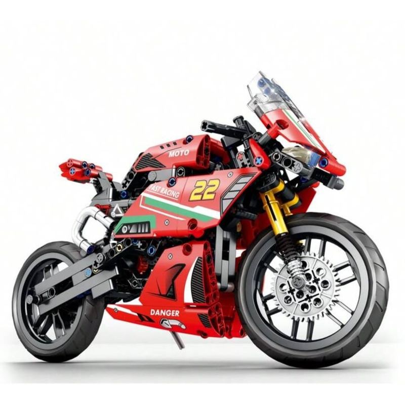 GENERICO - Moto Reto De Construcción Supera Los Límites 470 PCS