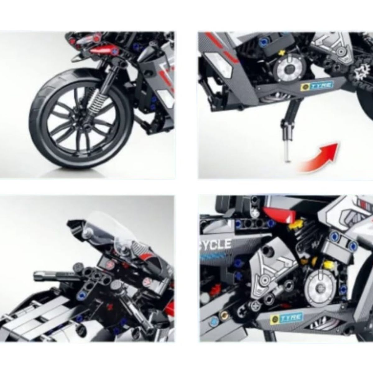 GENERICO - Moto Reto De Construcción Supera Los Límites 486 PCS