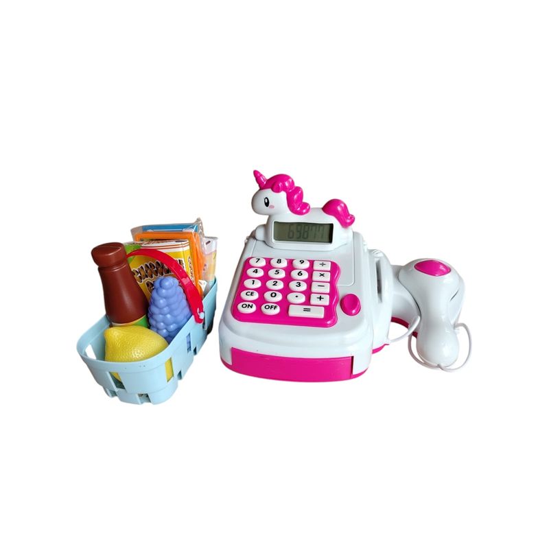 GENERICO - Caja Registradora Unicornio Con Accesorios Ref. 641