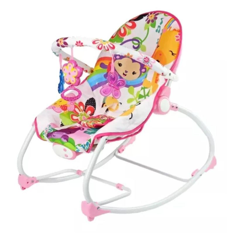 GENERICO - Silla Mecedora Musical Vibradora Para Bebes +  Accesorios