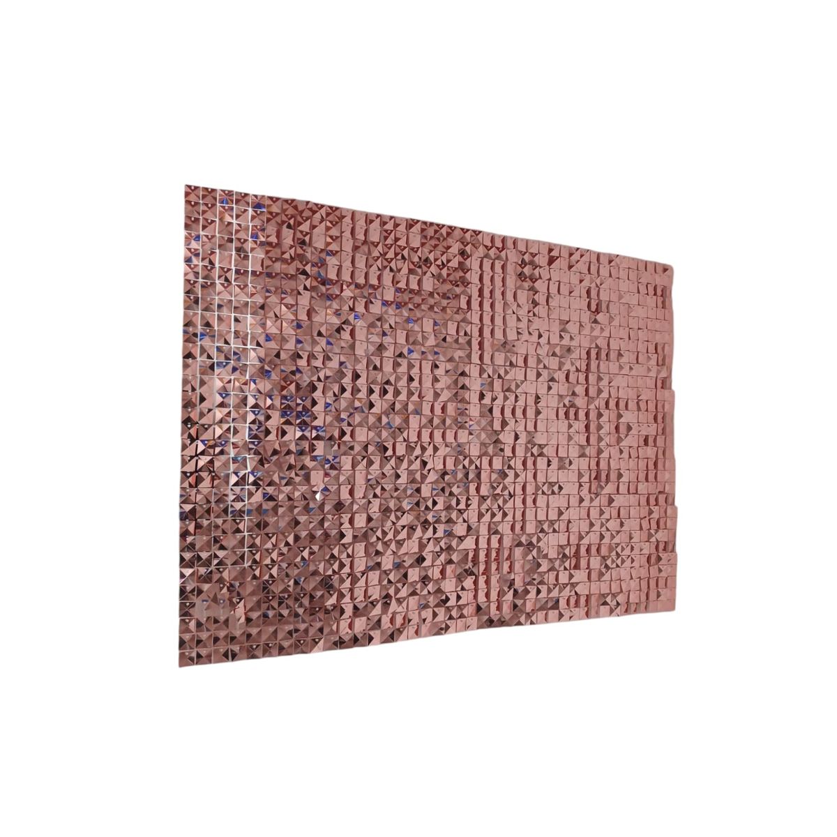 GENERICO - Fondo Oro Rosa Cortina De Lentejuelas 12 Paneles De Pared