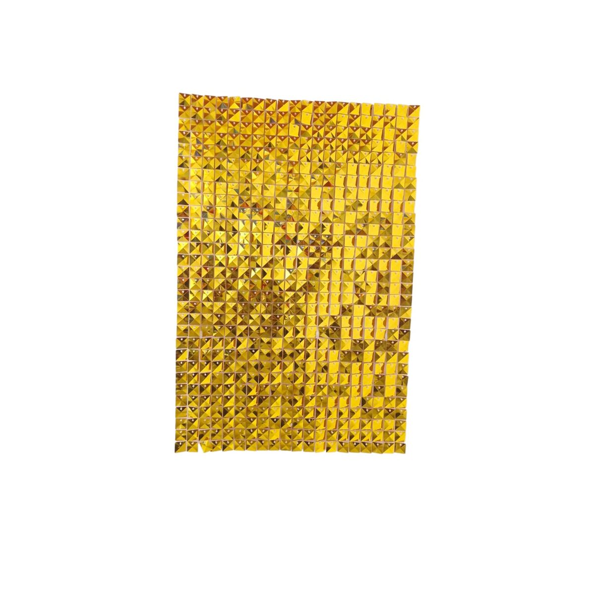 GENERICO - Fondo Dorado Cortina De Lentejuelas 6 Paneles De Pared