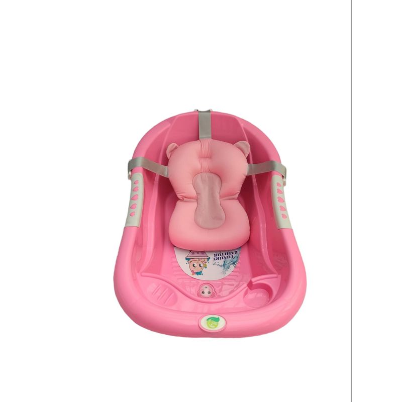 GENERICO - Tina o Bañera Para Bebe Con Cojin En Silicona Ergonomico