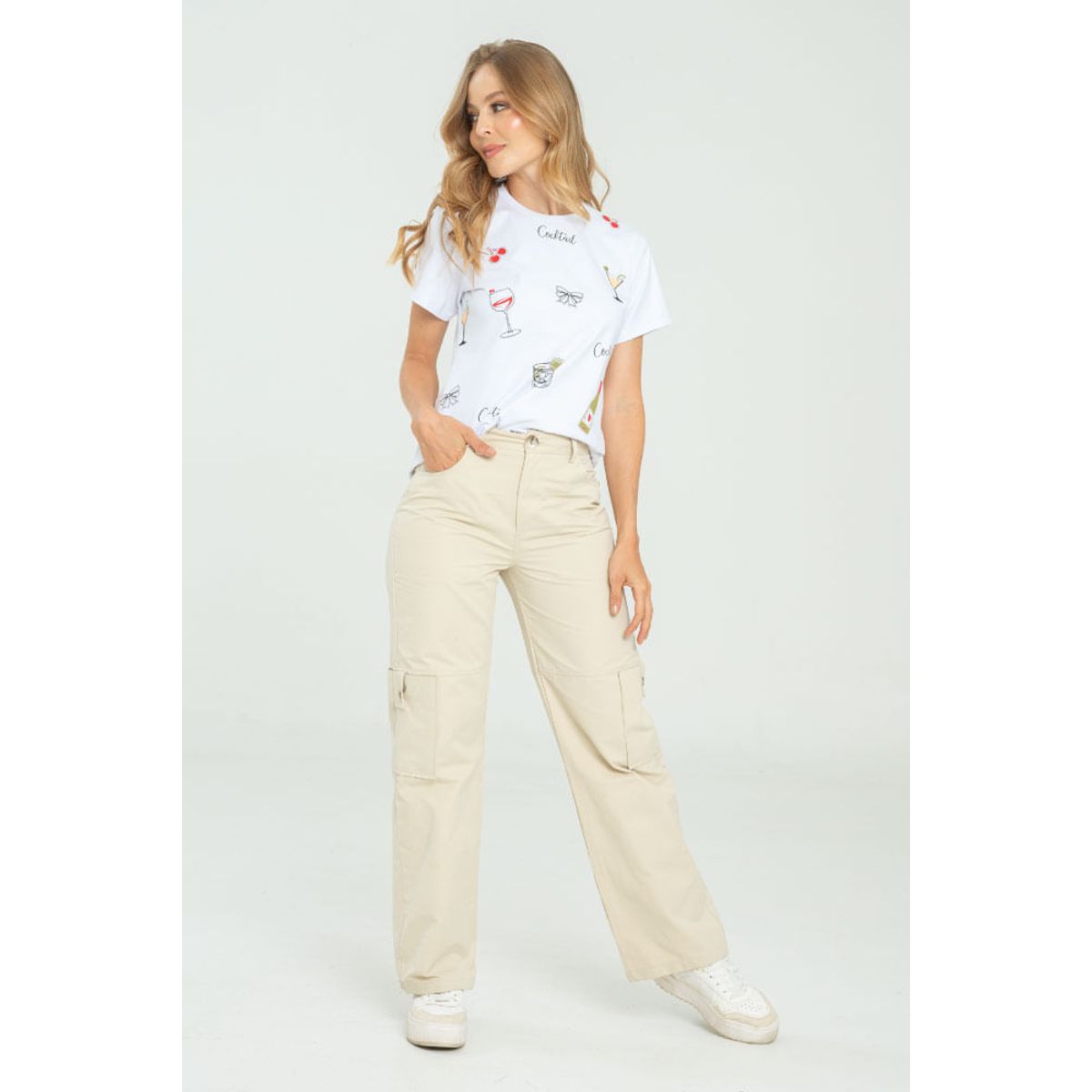 RAGGED - Pantalon irina Beige claro Ragged.