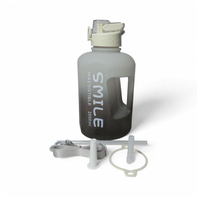 YOYOSO - TERMO BLANCO PLASTICO DEGRADADO GRANDE - 2000ML