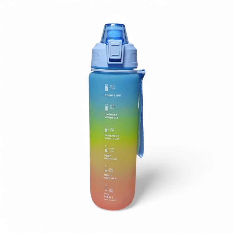 YOYOSO - TERMO AZUL AMARILLO PLASTICO DEGRADADO -1L
