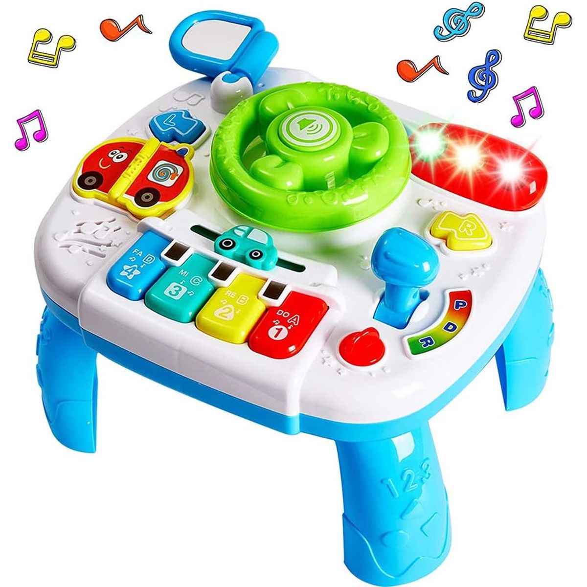 JUGANDO Y EDUCANDO - Juego Didáctico Mesa Interactiva Con Sonidos Para Bebés