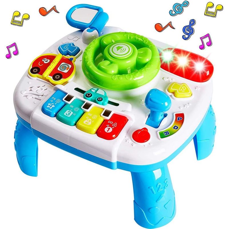 JUGANDO Y EDUCANDO - Juego Didáctico Mesa Interactiva Con Sonidos Para Bebés