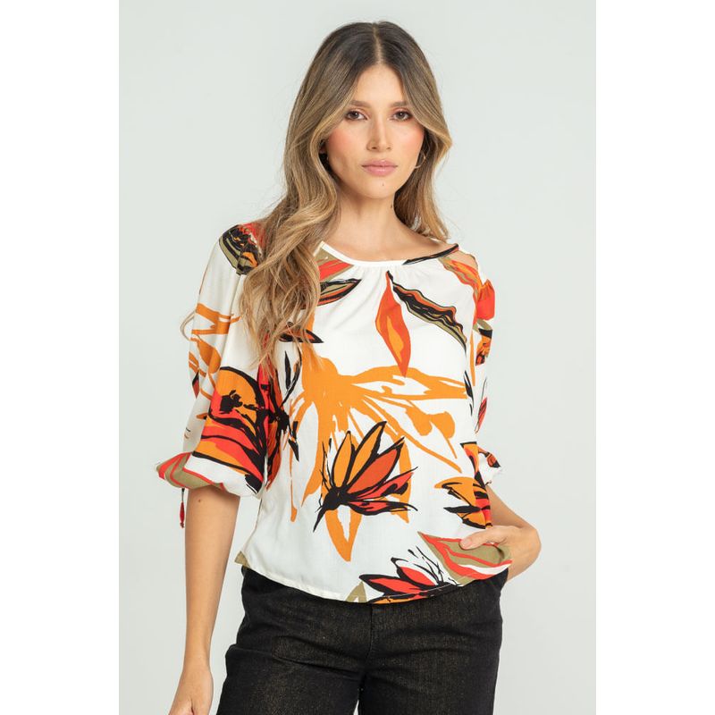 RAGGED - Blusa vharley Rojo persa Ragged
