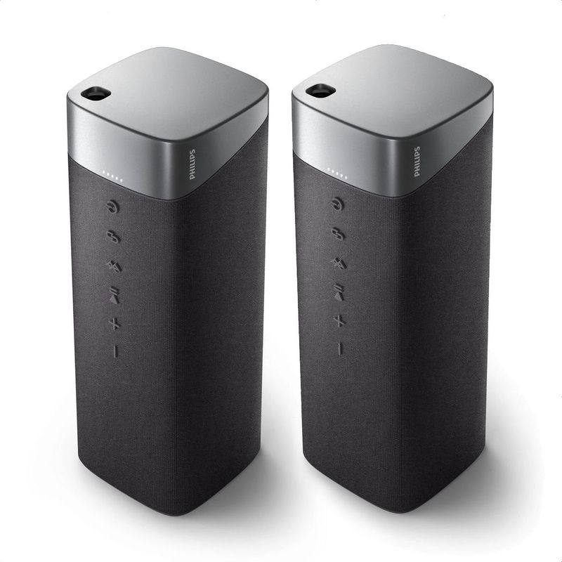 PHILIPS - Kit Estéreo 2 Parlante Inalámbrico Philips Tas7505, 60W, IPX7