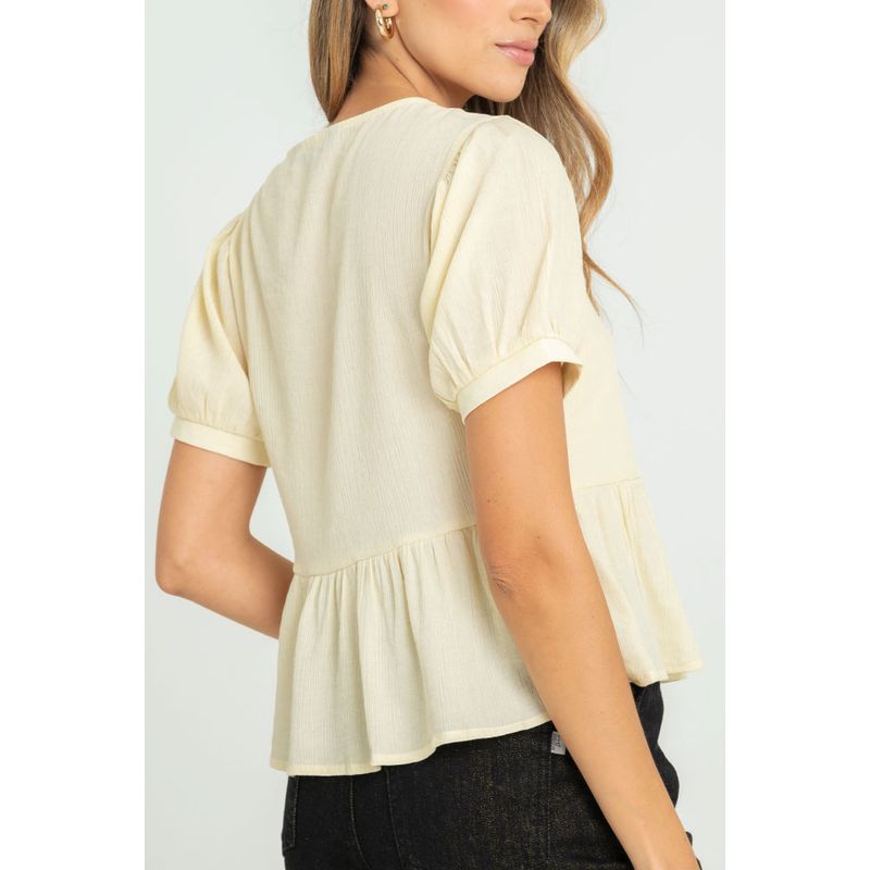 RAGGED - Blusa summer Beige claro Ragged