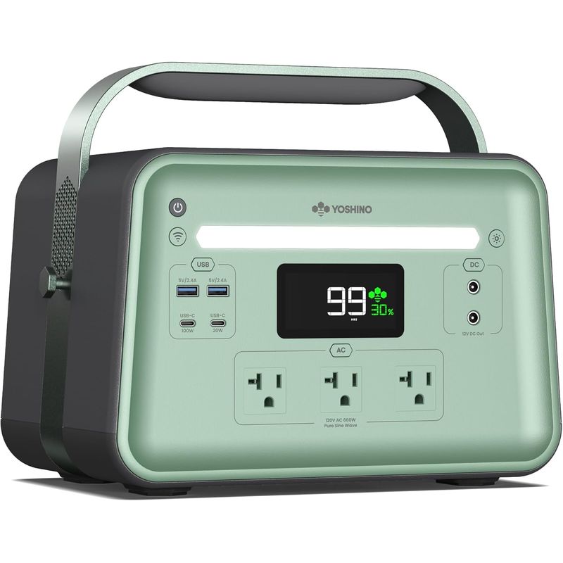 GENERICO - Generador Energía Portatil Estado Solido Yoshino 660 W