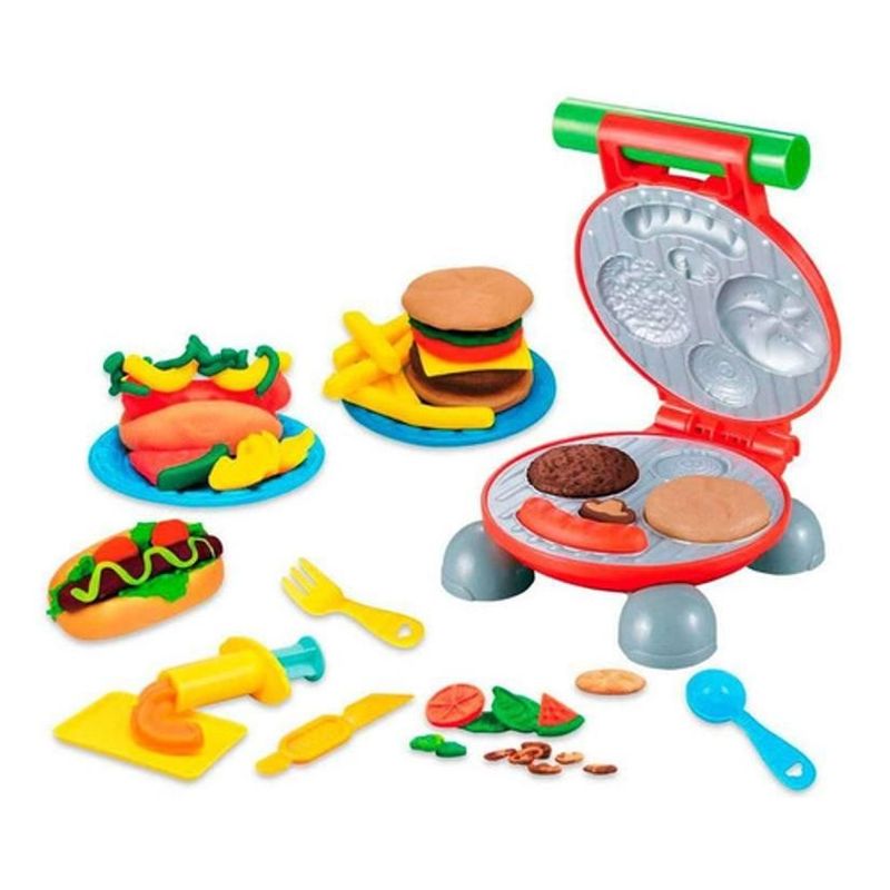 GENERICO - Set Cocina Hamburguesas Multicolor Juguete Didáctico
