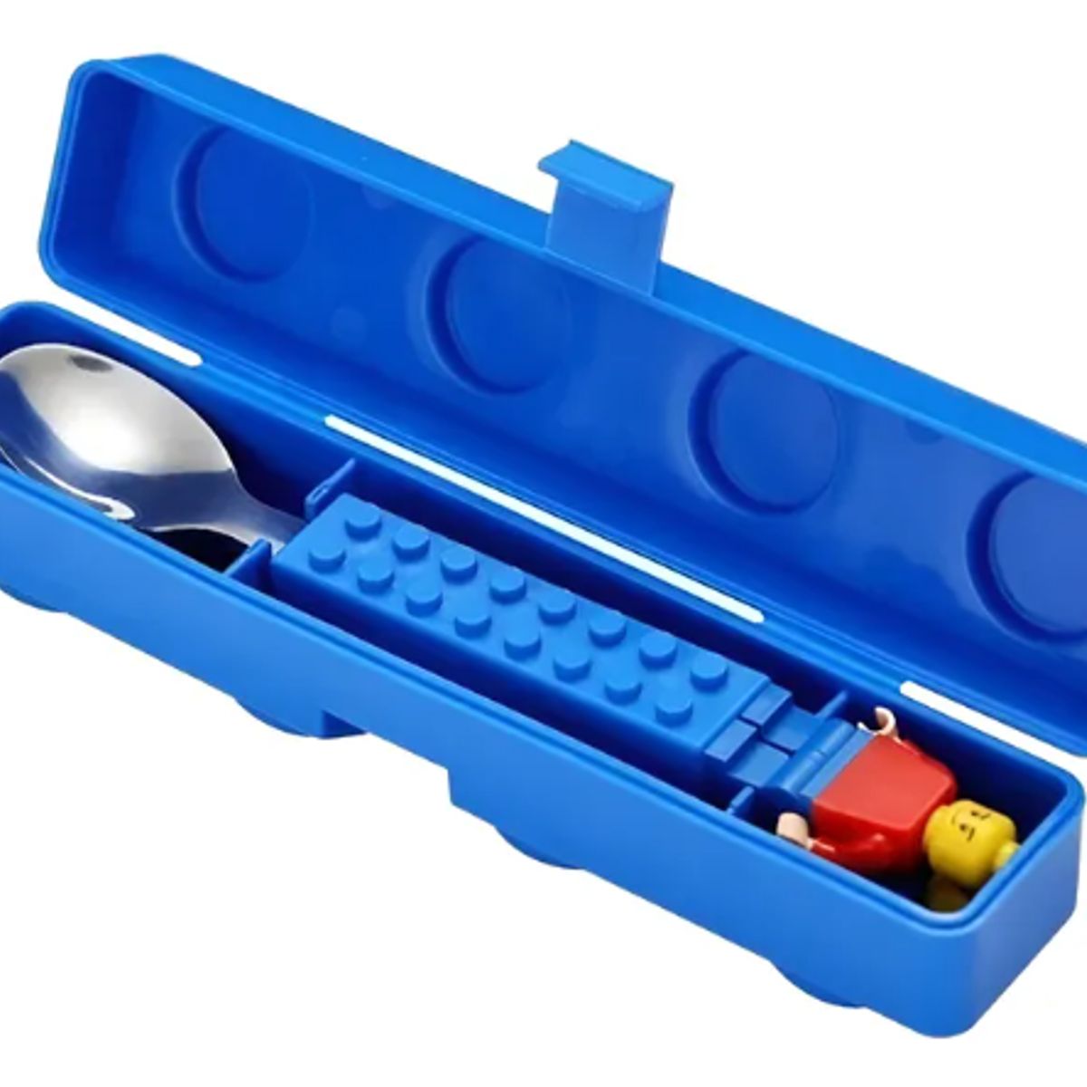 GENERICO - Caja Cubierto Bloque Armable Infantil Vajilla Juguete Fichas