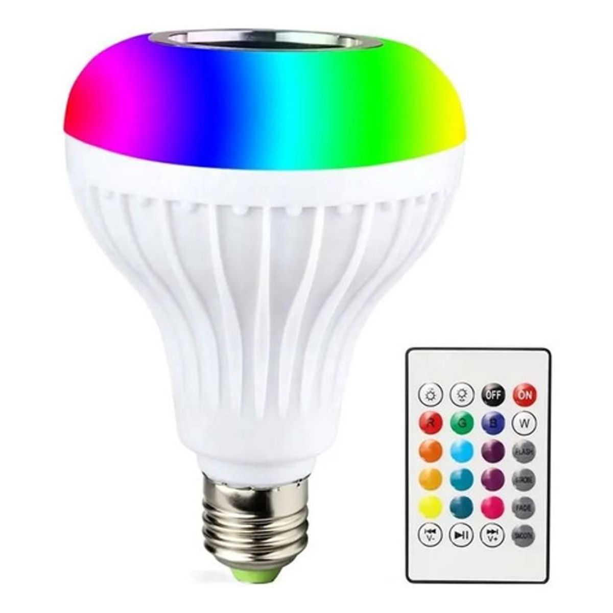 GENERICO - Bombillo Parlante Rgb Musica Bluetooh Control Hogar