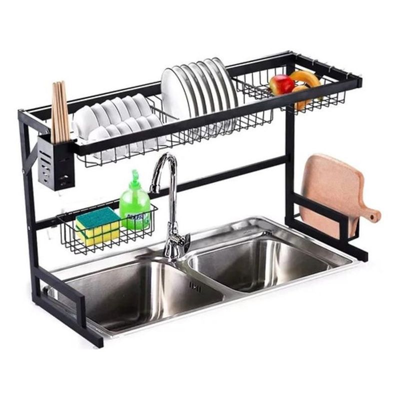 GENERICO - Escurridor Platero Estante Secar Platos Hogar Cocina 85cm