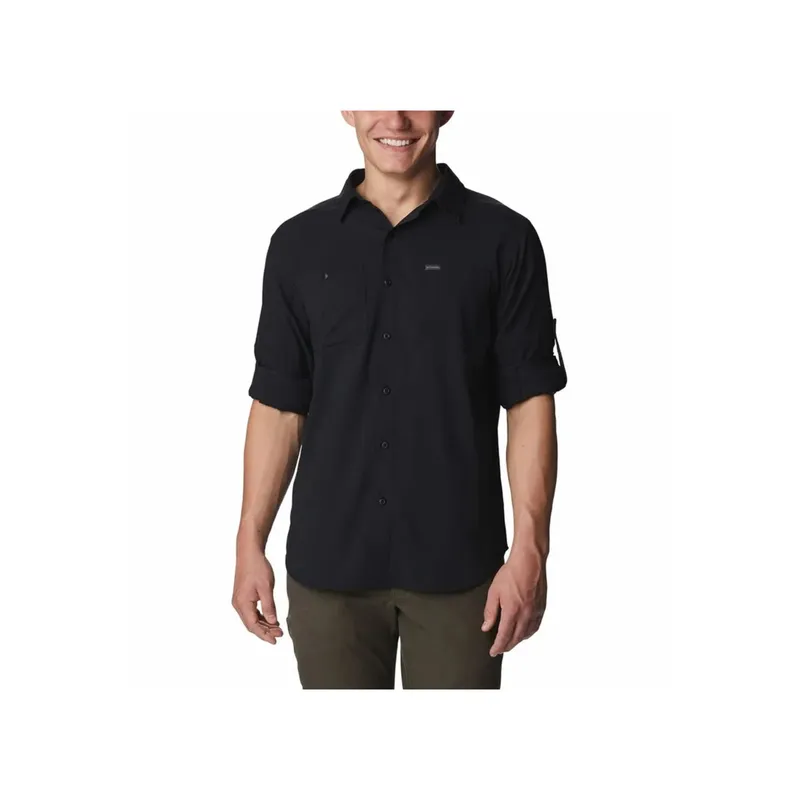 COLUMBIA - Camisa Hombre COLUMBIA SILVER RDG LG SLEEVE Negro COLUMBIA