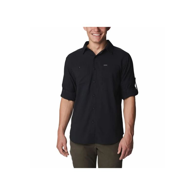 COLUMBIA - Camisa Hombre COLUMBIA SILVER RDG LG SLEEVE Negro COLUMBIA