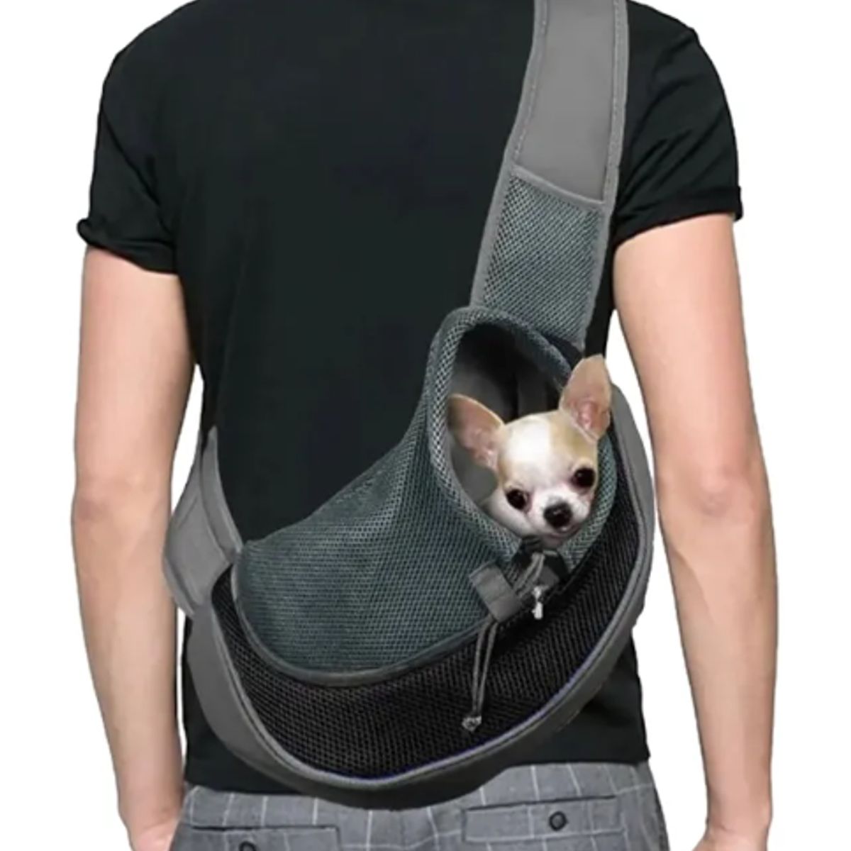 GENERICO - Cargador Malla Mascotas Pequeñas Transporte Viaje Perro Gato