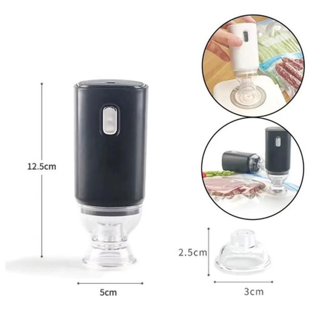 BENICE - Sellador Eléctrico Bomba Aire Empacadora Vació Portatil