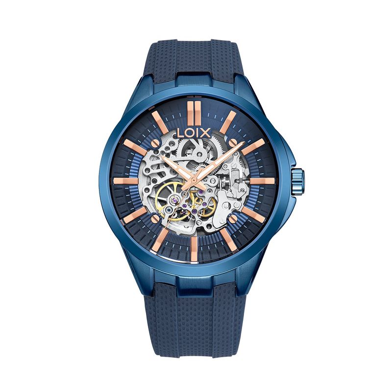 LOIX - Reloj hombre LA2132-1 Azul con tablero azul