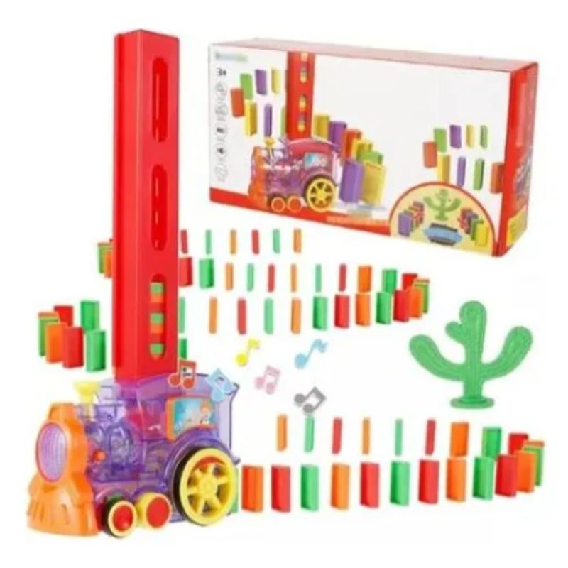 GENERICO - Tren Domino Eléctrico De Juguete Didactico Para Niños Sonido