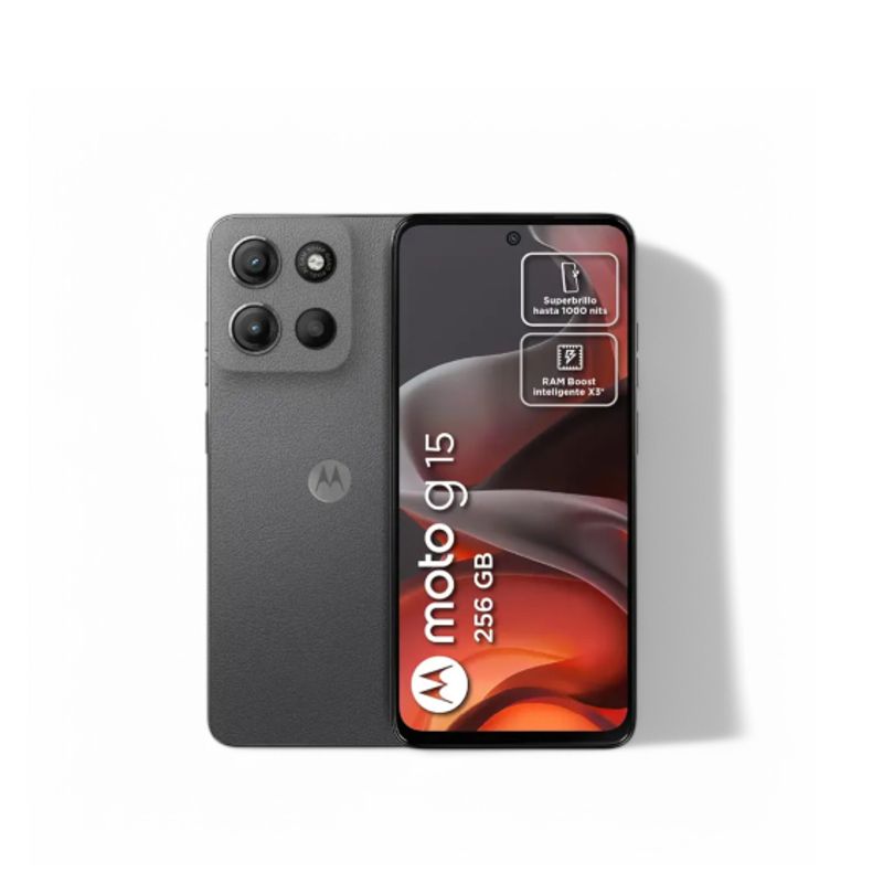 MOTOROLA - Celular MOTOROLA G15 4GB 256GB Gris