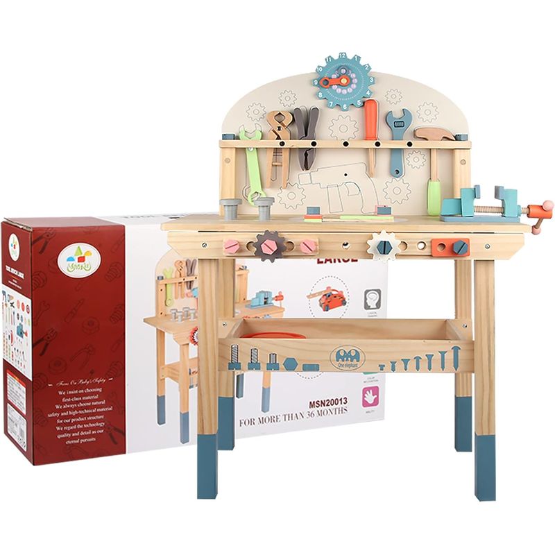 GENERICO - Mesa De Herramientas En Madera Para Niños