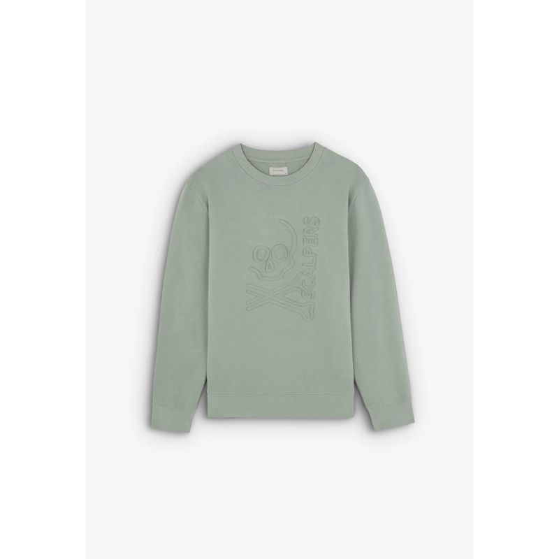SCALPERS - Sudadera emboss SCALPERS Multicolor SUD52016KHAKI