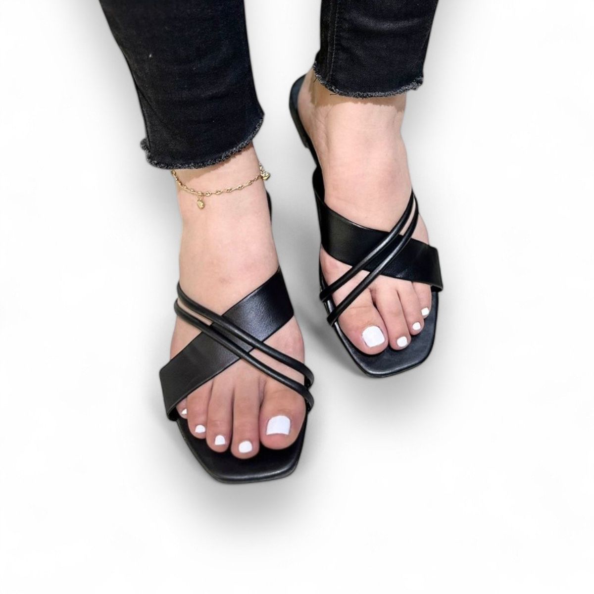 INCO - Sandalia Mujer MTK Kendall Negro