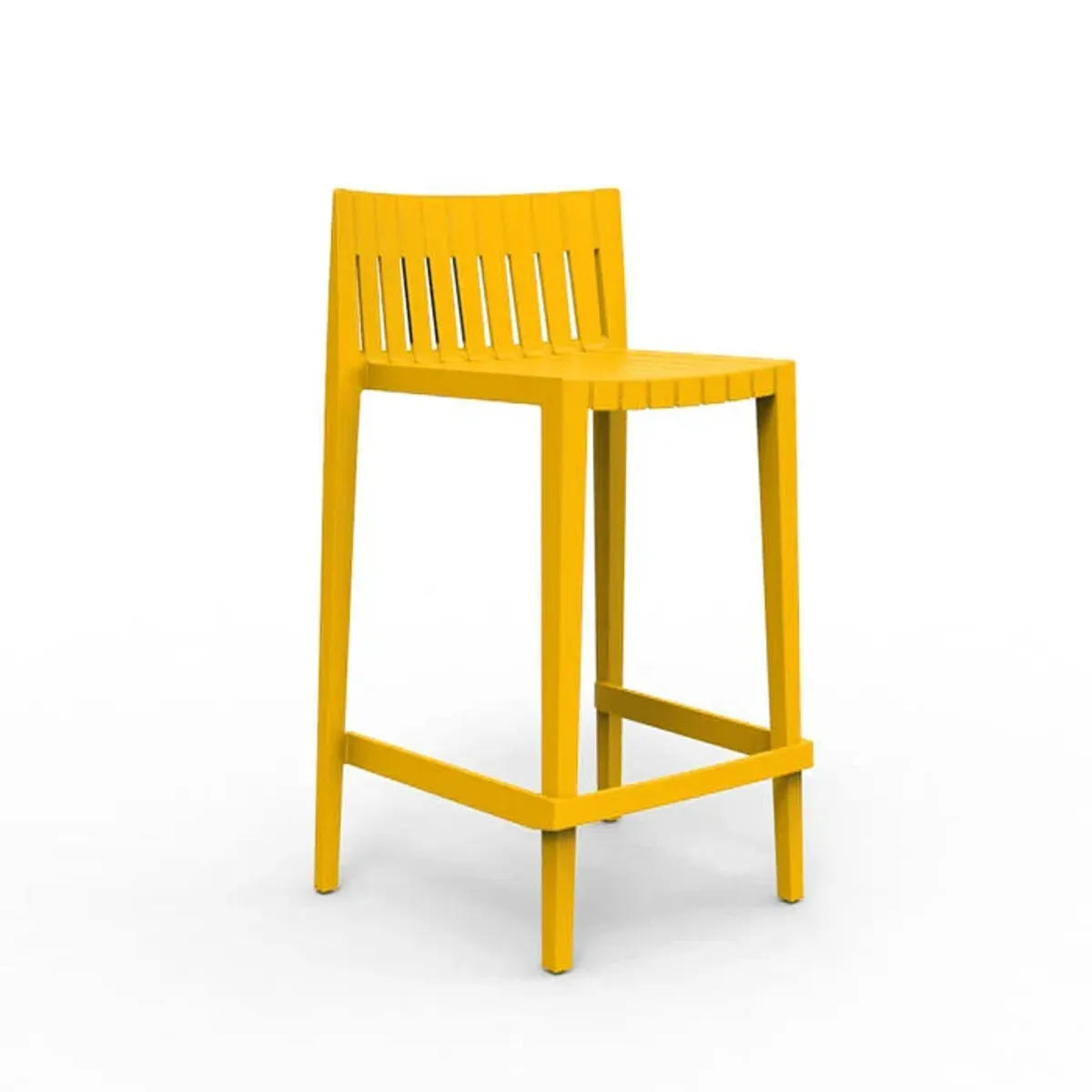 VONDOM - BUTACO BAJO SPRITZ MOSTAZA VONDOM EN POLIPROPILENO