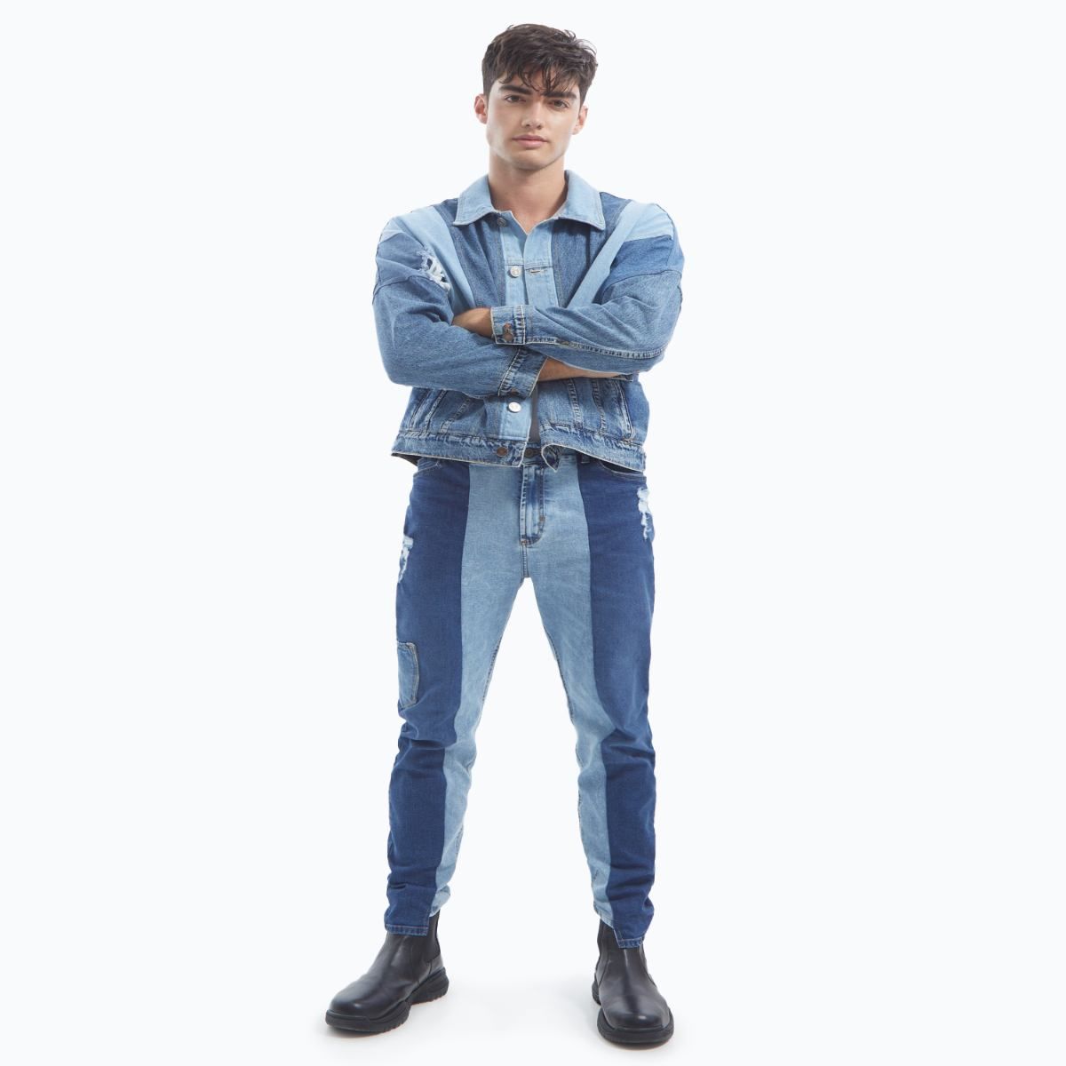 SEVEN SEVEN - Jean Para Hombre Slim Taper Color Azul Medio Marca Seven Seven #45160470