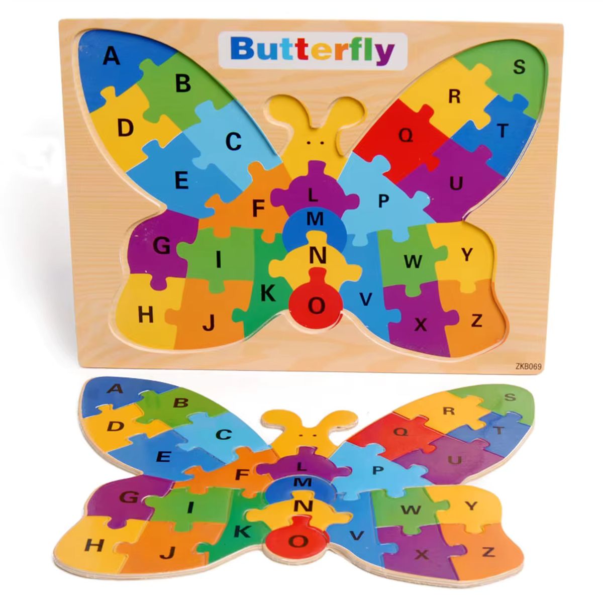 GENERICO - Rompecabezas Didáctico Puzzles de Madera para Niños x 3 Und
