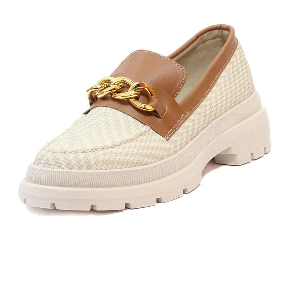 BALLERINA - Mocasín Beige x Miel Ballerinas Alba