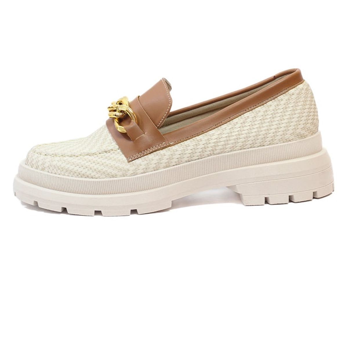 BALLERINA - Mocasín Beige x Miel Ballerinas Alba