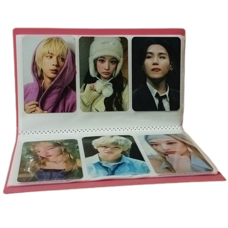 KPOP - Album Libro Con Caja Para Coleccion De Photocards Rosado