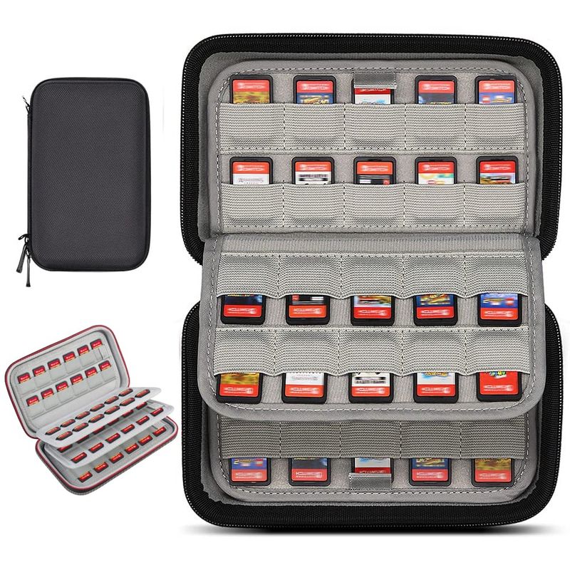 BOBOVR - Estuche Rígido porta juegos x 96 unidades Nintendo lite/Switch/oled.