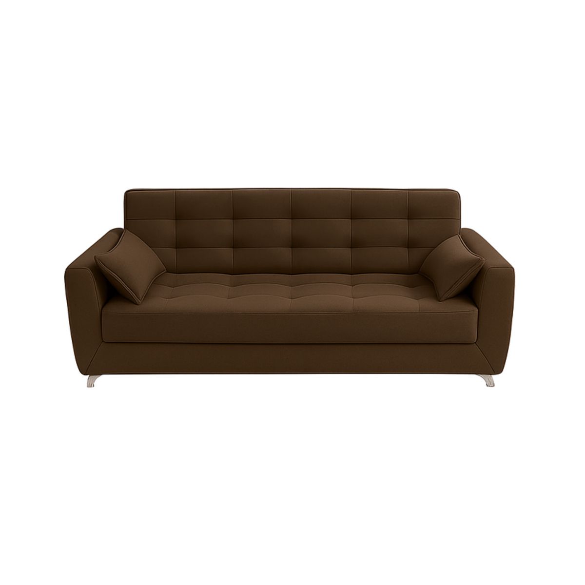 GENERICO - Juego de Sala Tonali 3-2-1 Puestos Moderno Tela Antifluidos Marrón