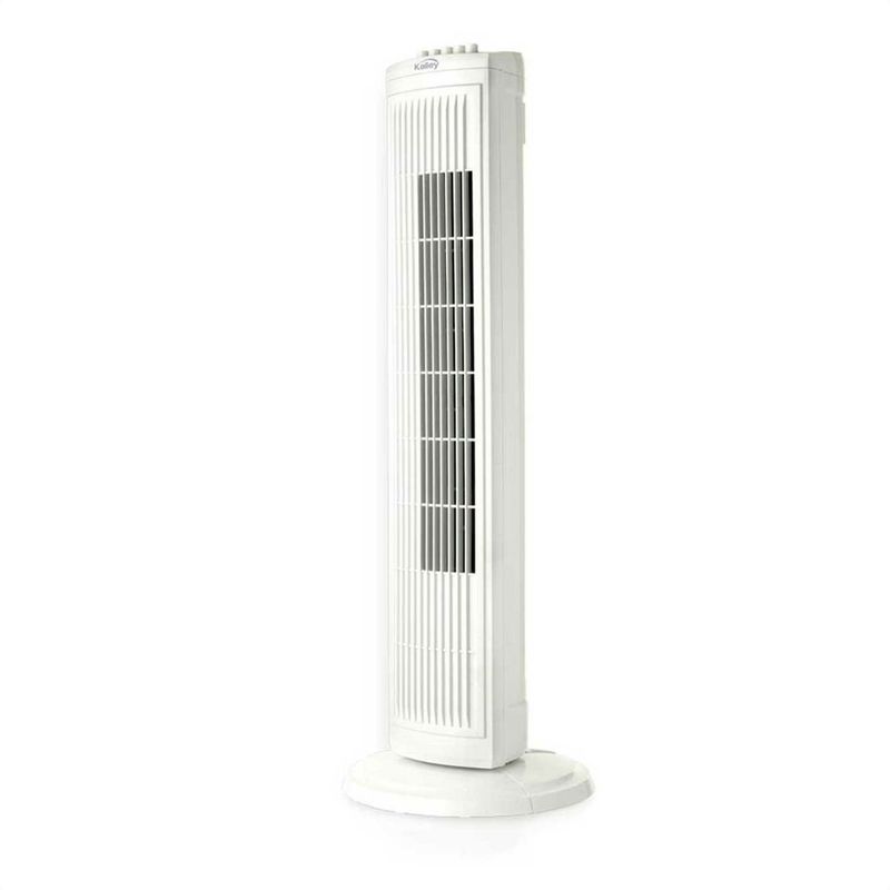 KALLEY - Ventilador De Torre Kalley TF60 3 Vel Giro 60° Temporizador Blanco