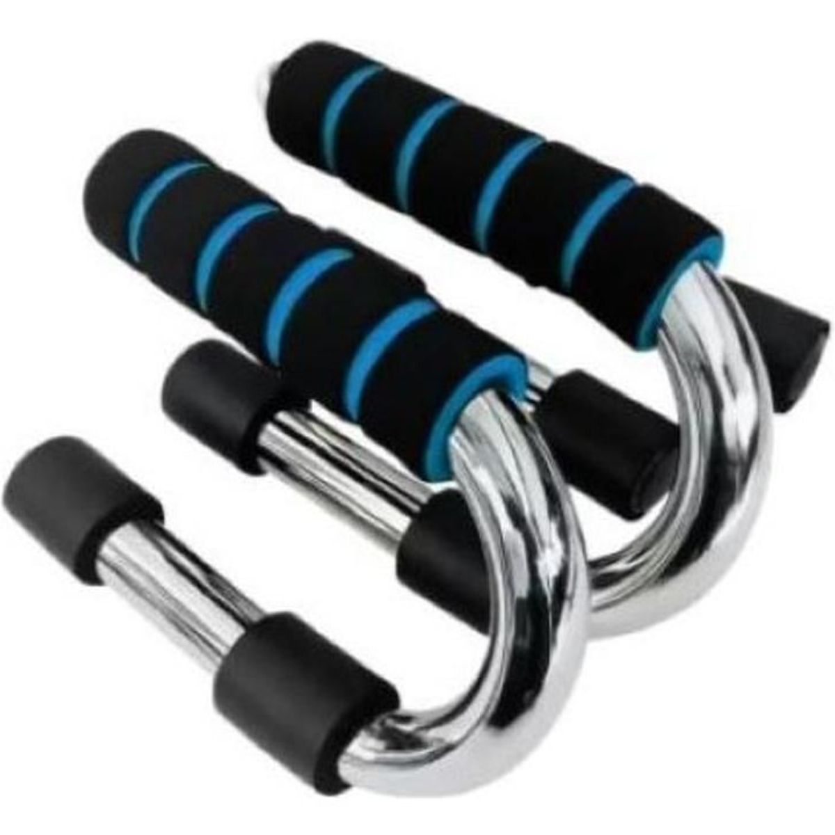 GENERICO - Set X2 Barras De Suelo Paralelas Metalicas Para Flexiones