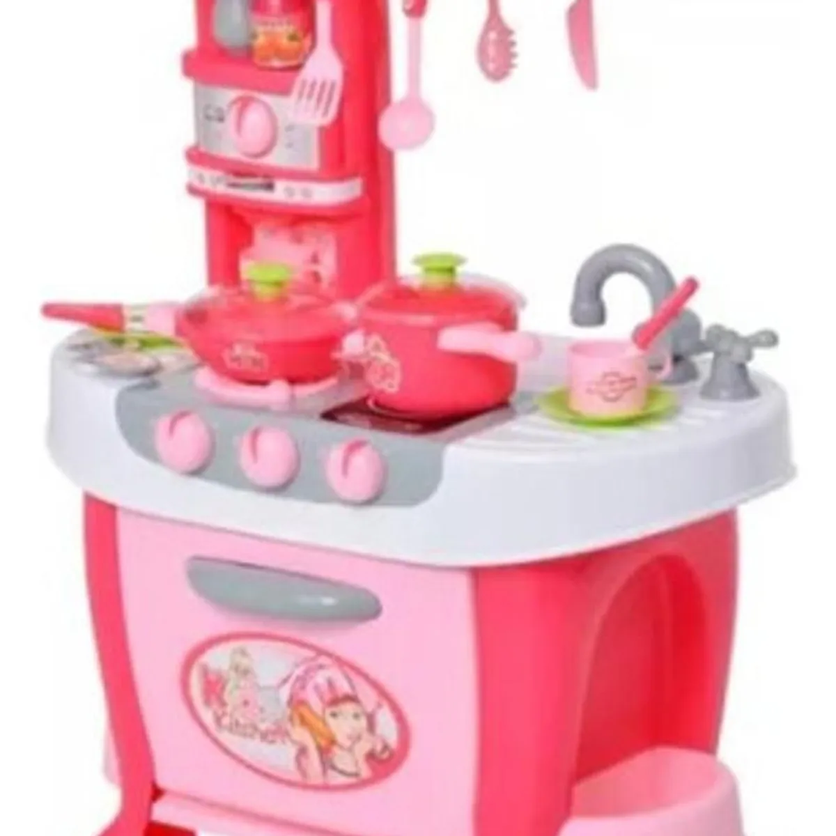GENERICO - Set Cocina Infantil Didactica 31 Piezas Luces Y Sonido Chef