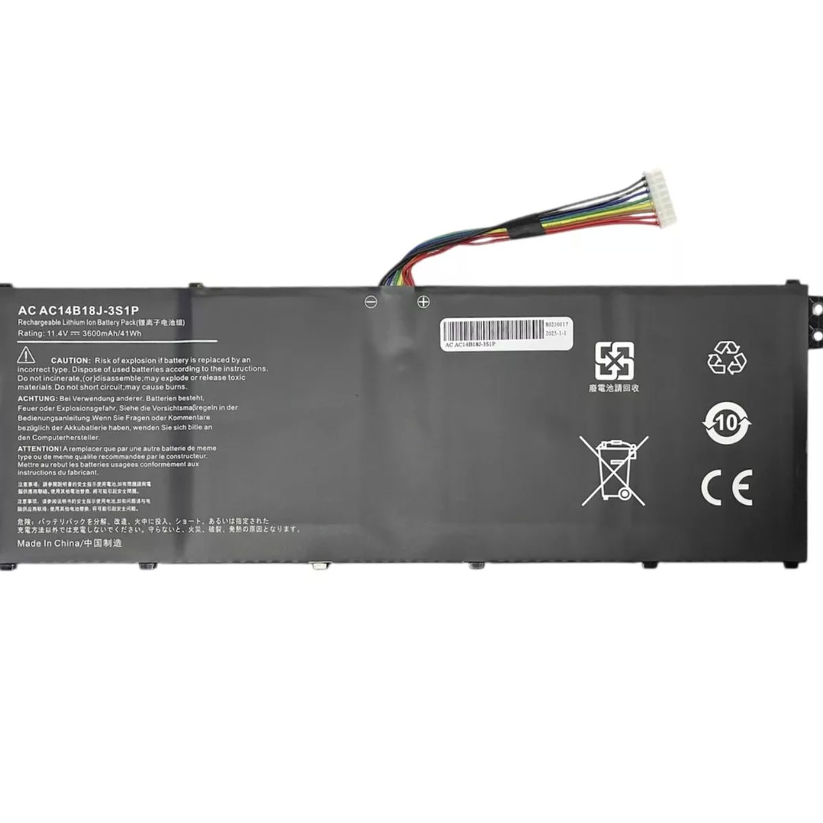 GENERICO - Bateria Portatil Para Acer E3-111 E3-112 E3-112m Ac14b13j