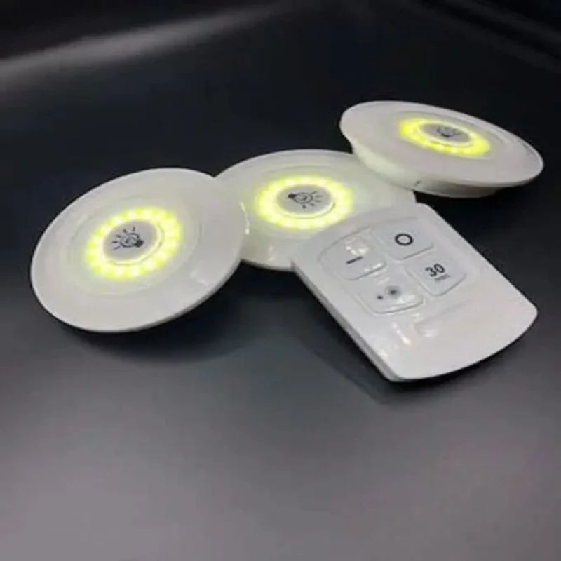 GENERICO - Luces LED adhesivas set x3 con control lamparas inteligentes