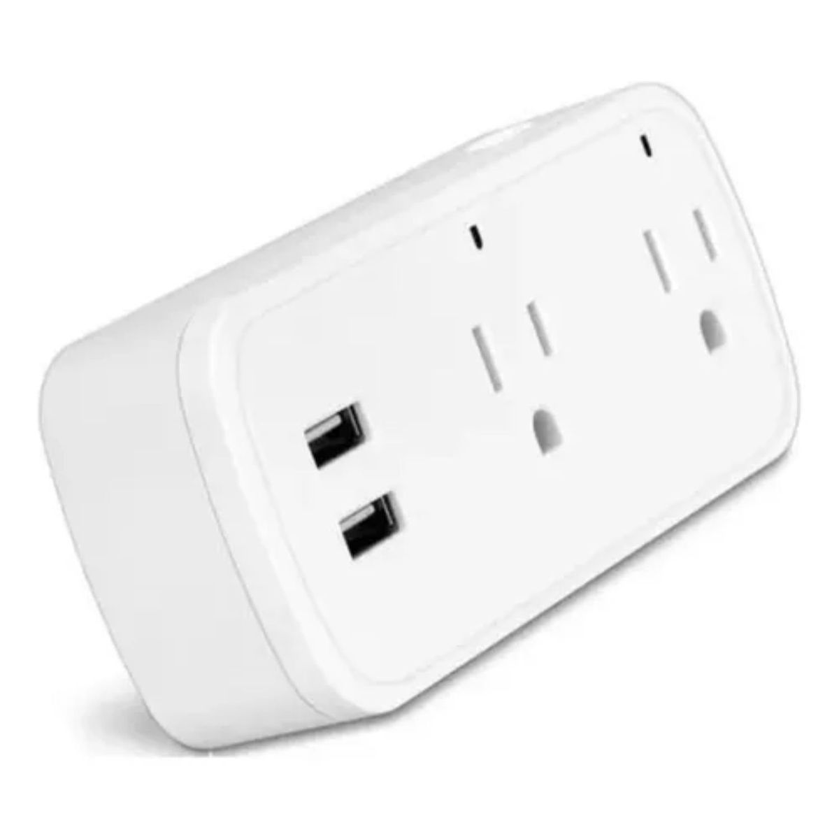 GENERICO - Enchufe Toma Inteligente Wifi Doble Google Nest Mini Y Alexa