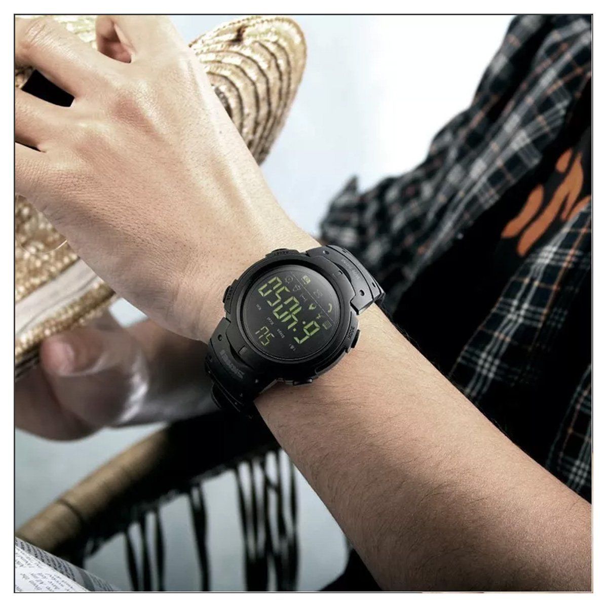 SKMEI - Reloj Bluetooth Skmei 1301 Digital Deporte Multifunciones